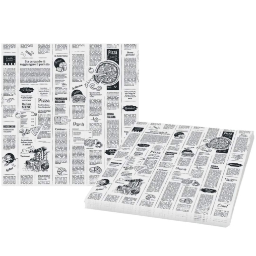 Оберточная бумага ГАЗЕТА ЧАО белая влагопрочная в листах 400×400 мм