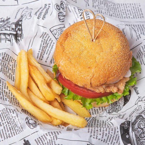 Оберточная бумага ГАЗЕТА ЧАО белая влагопрочная в листах 400×400 мм