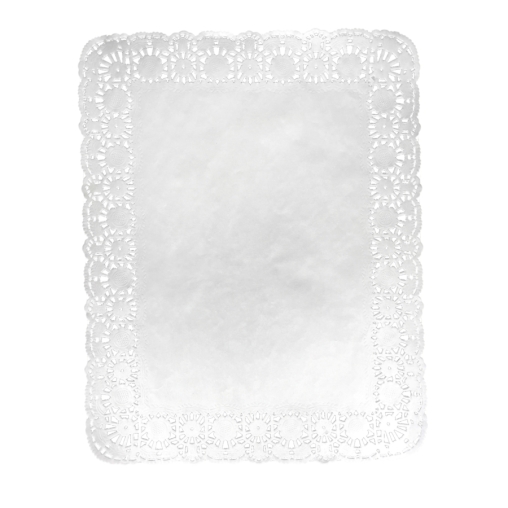 Салфетки бумажные ажурные 35×27 см Белые 250 л