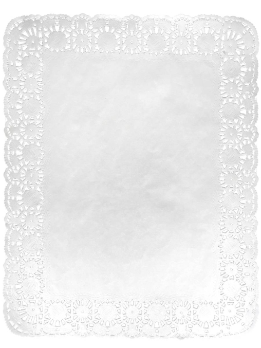 Салфетки бумажные ажурные 45×35 см Белые 250 л