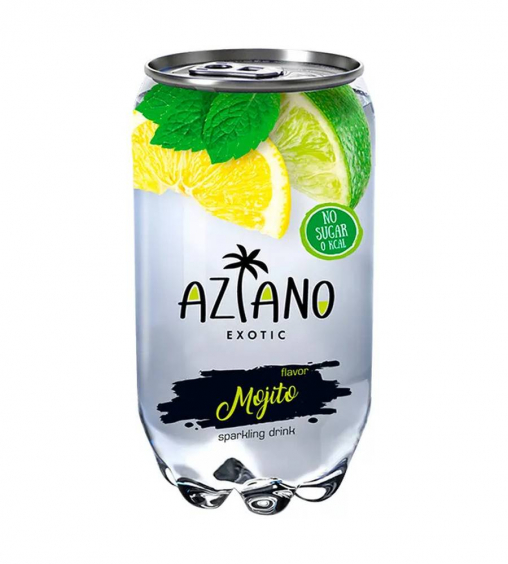 Газированный напиток Aziano Мохито 350 мл п/б