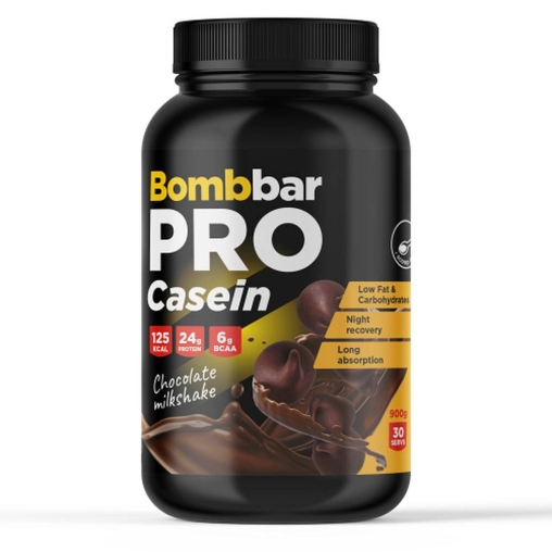 Сухая протеиновая смесь BOMBBAR Whey Protein Pro Шоколад для спортивного питания 900 г
