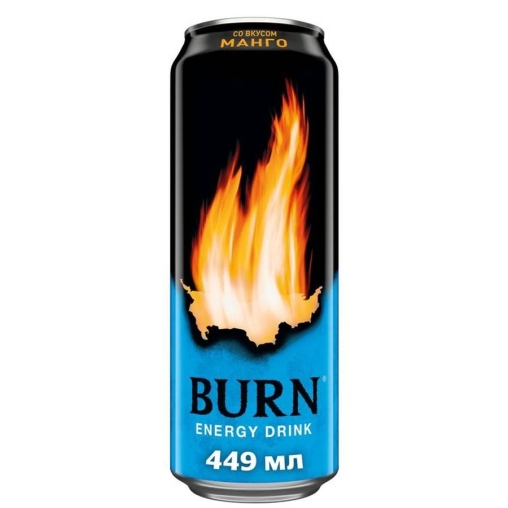 Энергетический напиток Burn МАНГО 449 мл ж/б