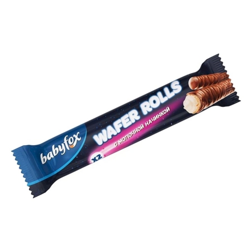 Babyfox вафельные трубочки Wafer Rolls с молочной начинкой 16 г