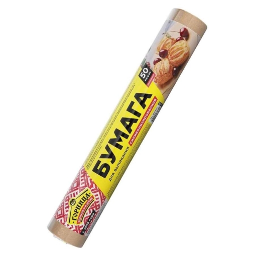 Бумага для выпечки Горница коричневая силиконизированная 38 см ×50 м