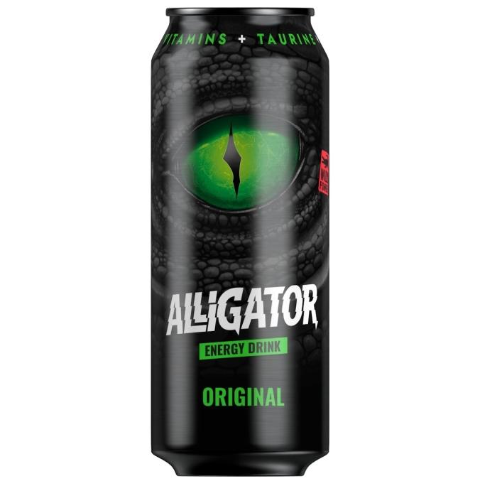Энергетический напиток Barinoff ALLIGATOR ORIGINAL 450 мл жестяная банка