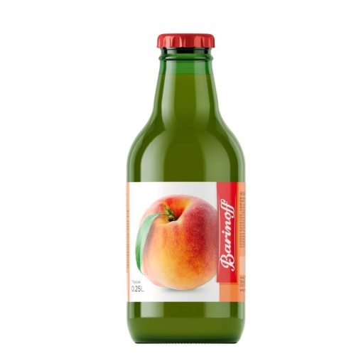 Barinoff Нектар Персик с мякотью 250 мл стекло