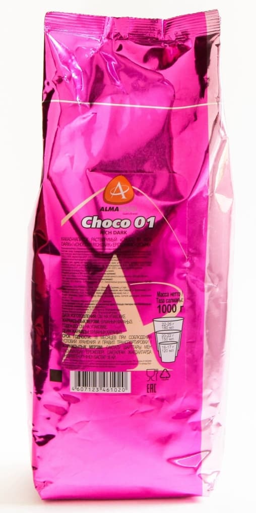 Горячий шоколад Almafood Choco-01 Rich Dark 1000 г