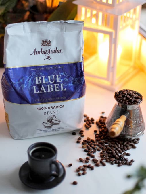 Кофе в зернах Ambassador Blue Label 1000 г (1 кг)