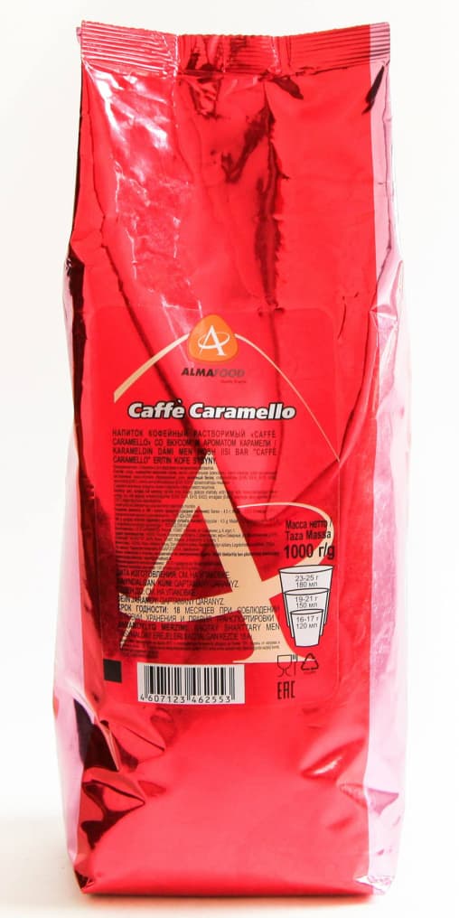 Капучино Almafood Caffe Caramello 1000 гр (1 кг)