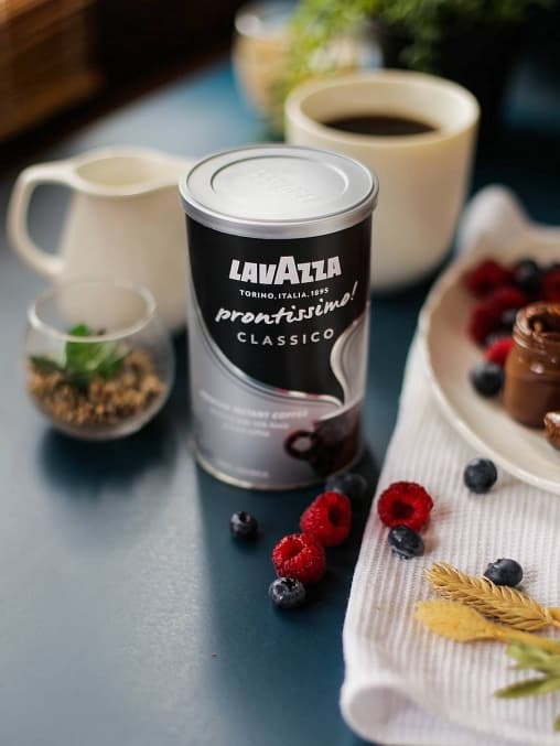 Кофе растворимый с молотым Lavazza Prontissimo Classico банка 95 г