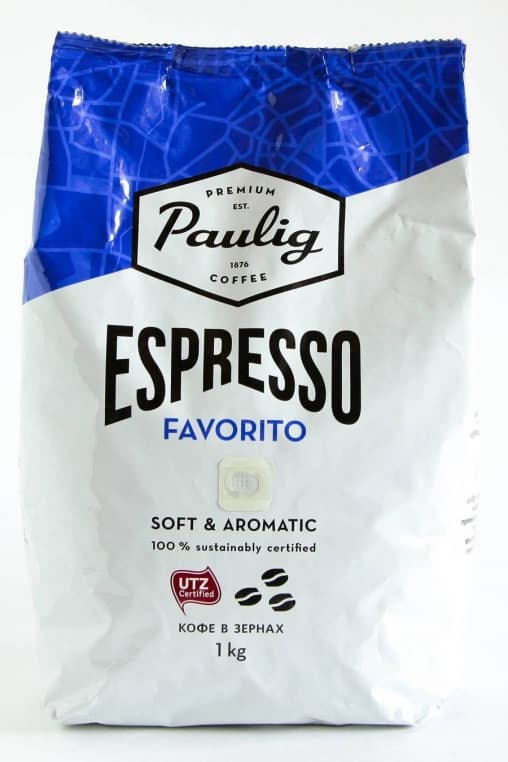 Кофе в зернах Paulig Espresso Favorito 1000 гр