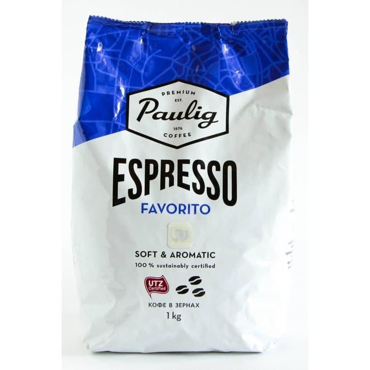 Кофе в зернах Paulig Espresso Favorito 1000 г