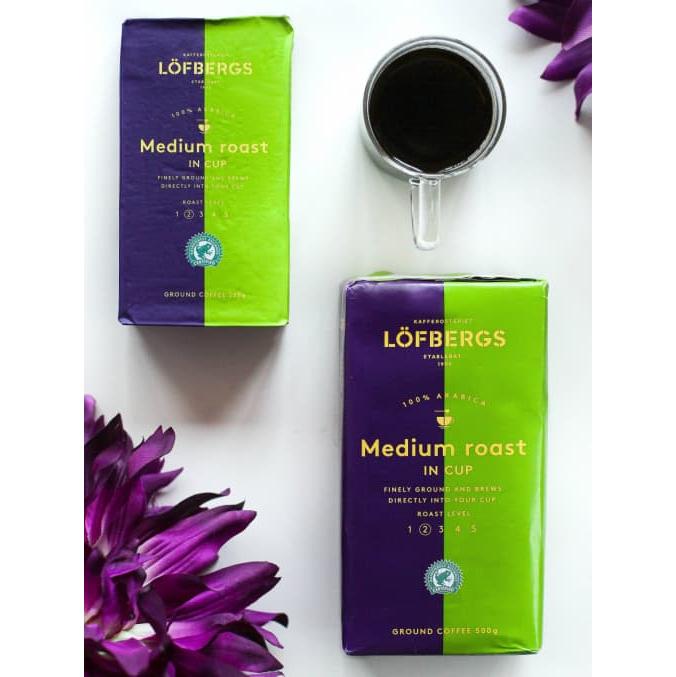 Кофе молотый Lofbergs Medium Roast in cup 500 г