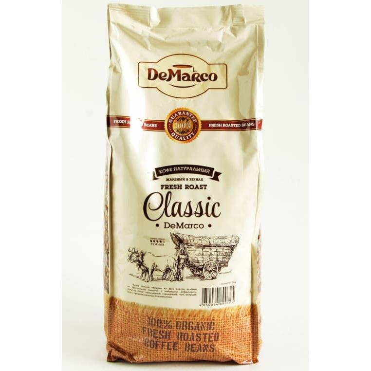 Кофе в зернах DeMarco Fresh Roast Classic 1000 г