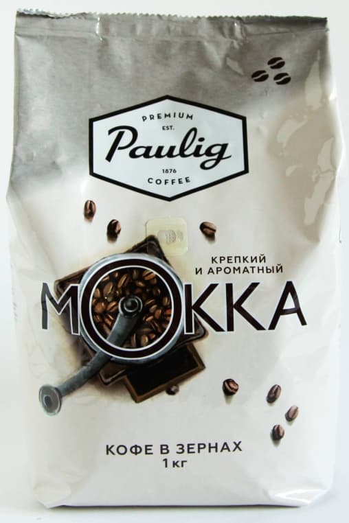 Кофе в зернах Paulig Mokka 1000 гр