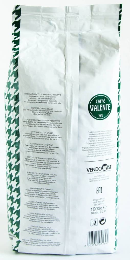 Кофе в зернах Valente Aroma Bar 1000гр