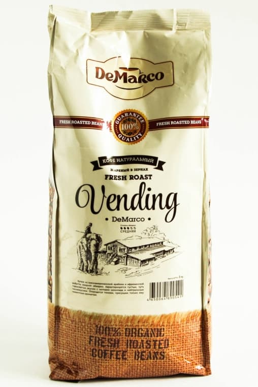 Кофе в зернах DeMarco Fresh Roast Vending 1000 гр