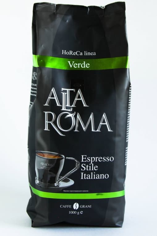 Кофе в зернах AltaRoma Verde 1000 г