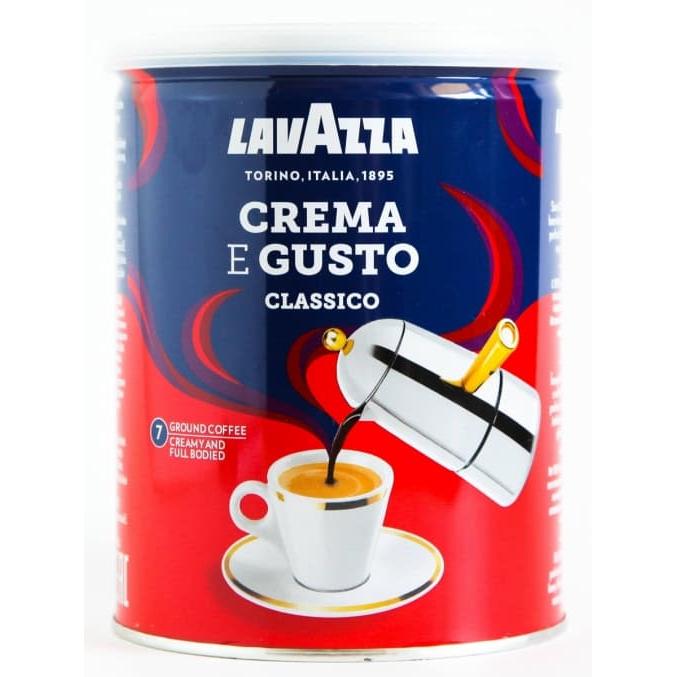 Кофе молотый Lavazza Crema e Gusto Classico ж/б 250 г