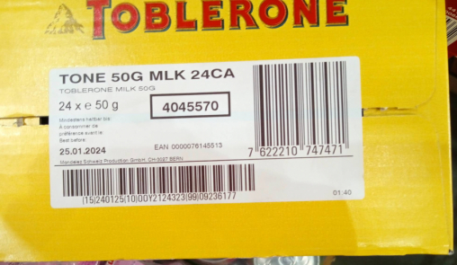 Шоколад Tablerone 50 г