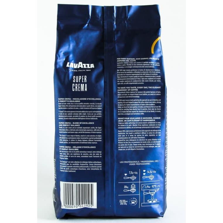 Кофе в зернах Lavazza Espresso Super Crema 1000 г