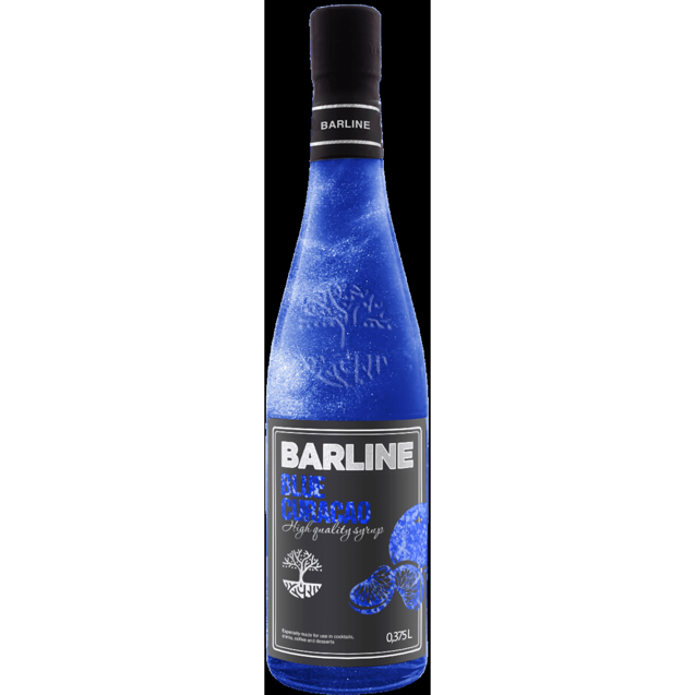 Сироп Barline блестящий Blue Curacao Блю Кюрасао стекло 375 мл