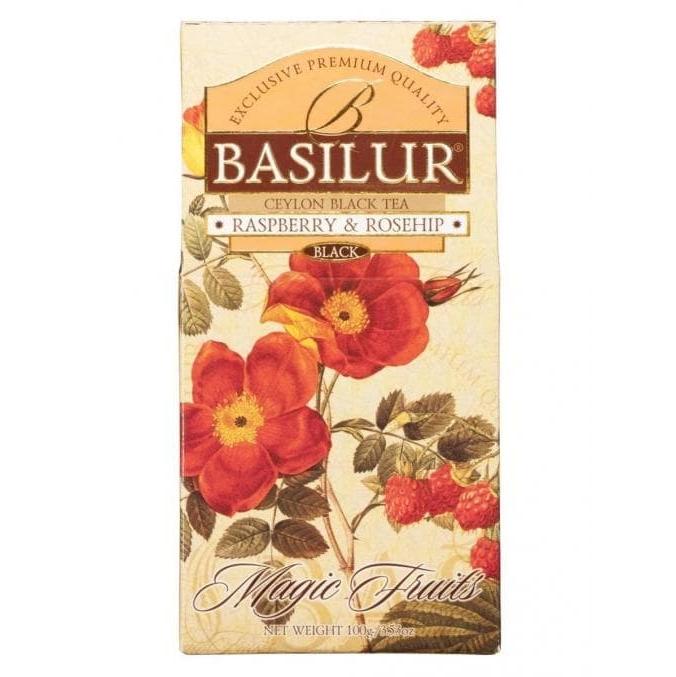 Чай черный Basilur листовой Raspberry & Rosehip 100 г