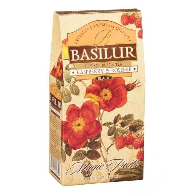 Чай черный Basilur листовой Raspberry & Rosehip 100 г