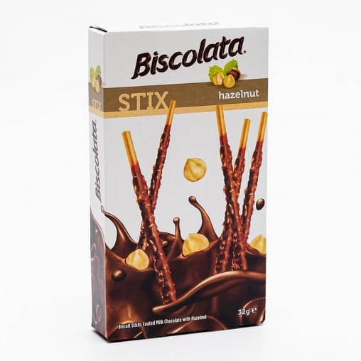 Палочки бисквитные Biscolata Stix Hazelnut 40 г