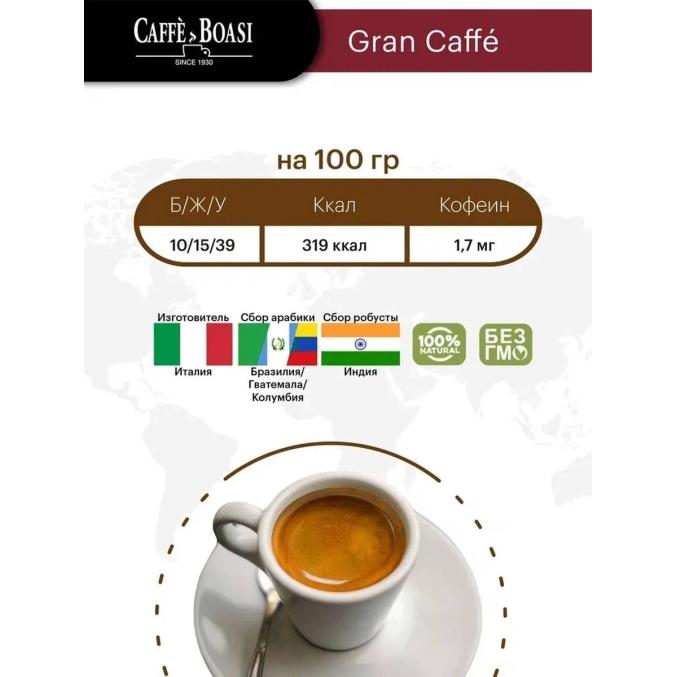 Кофе зерновой Caffe Boasi Gran Caffe 1000 г