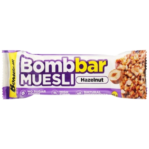 BOMBbar Батончик мюсли ФУНДУК 45 г
