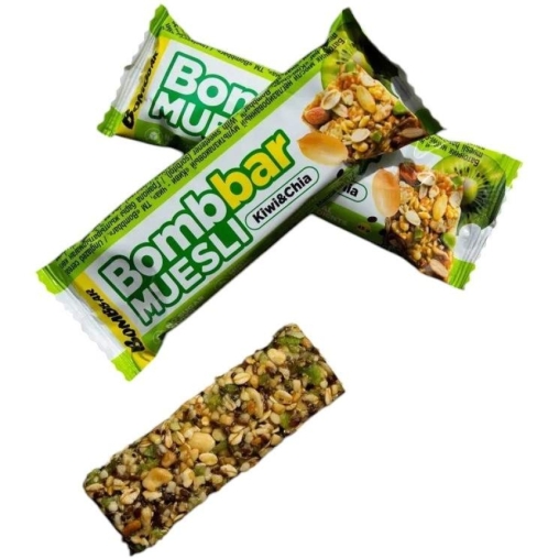 BOMBbar Батончик мюсли Киви Чиа 45 г
