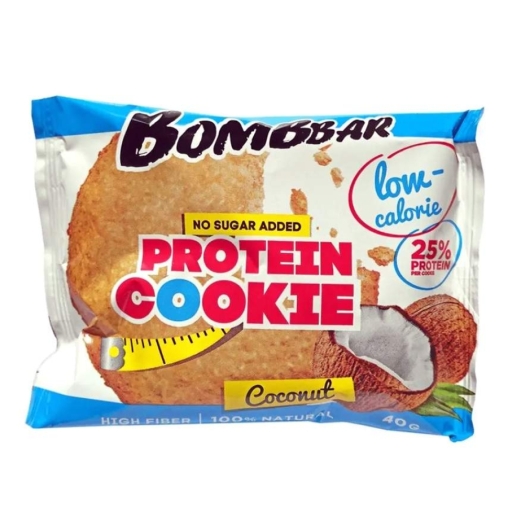 BombBar протеиновое низкокалорийное печенье КОКОС 40 г