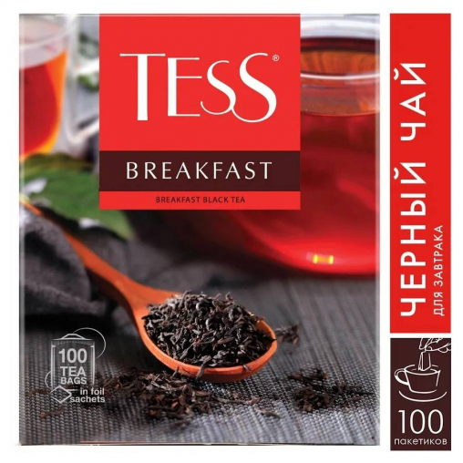 Чай черный Tess Breakfast 100 пак. × 1,8 г