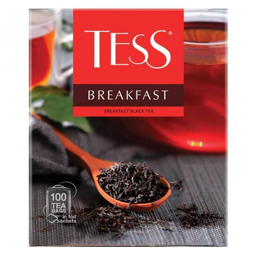 Чай черный Tess Breakfast 100 пак. × 1,8 г