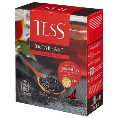 Чай черный Tess Breakfast 100 пак. × 1,8 г