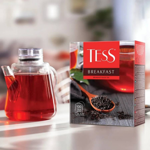 Чай черный Tess Breakfast 100 пак. × 1,8 г