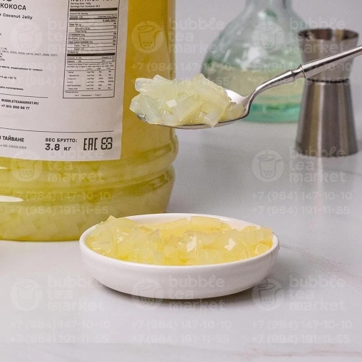 Кусочки кокоса в сиропе Bubble Tea Ананас 3800 г