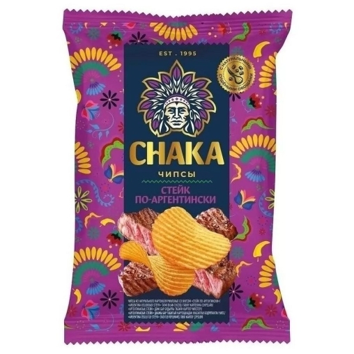 CHAKA Чипсы картофельные Стейк по-аргентински 30 г