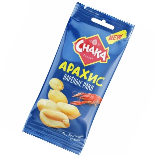 Арахис CHAKA жареный соленый со вкусом вареных раков 50 г