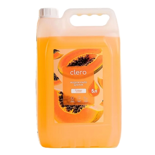 Мыло жидкое для рук Clero Сладкая Папайя 5 л