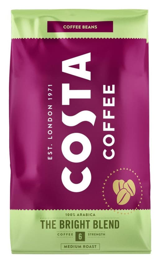 Кофе в зернах COSTA coffee The Bright blend 1000 гр