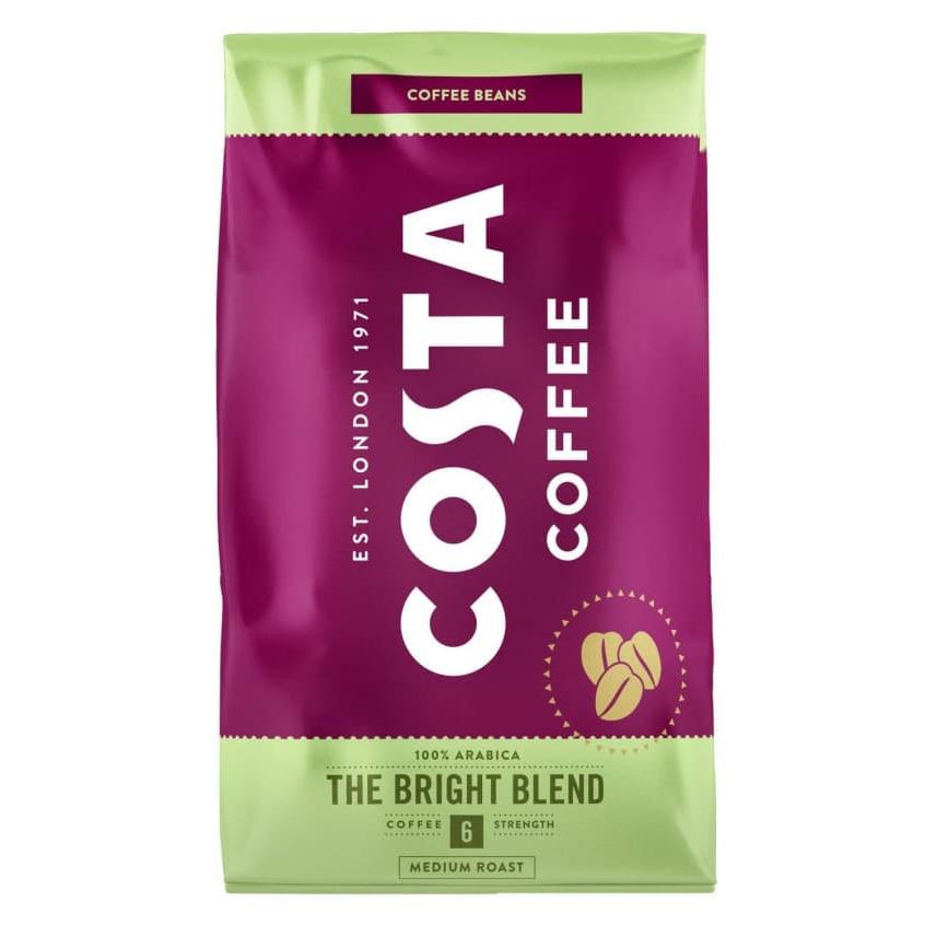 Кофе в зернах COSTA coffee The Bright blend 1000 г