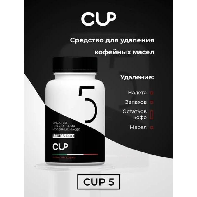 Cup 5 Таблетки для очистки кофемашин от масел 30× 2 г