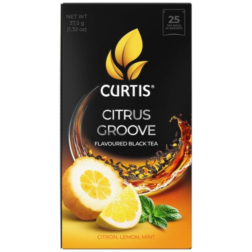 Чай черный Curtis Citrus Groove 25 саше × 1.5 г