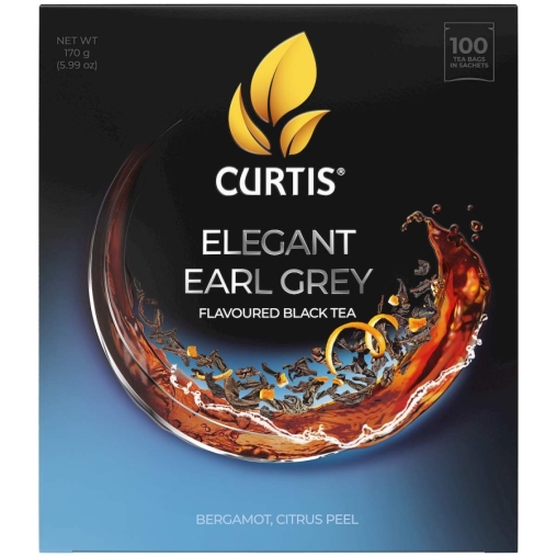 Чай черный Curtis Elegant Earl Grey 100 саше × 1.7 г Чай черный Curtis Elegant Earl Grey 100 саше × 1.7 г