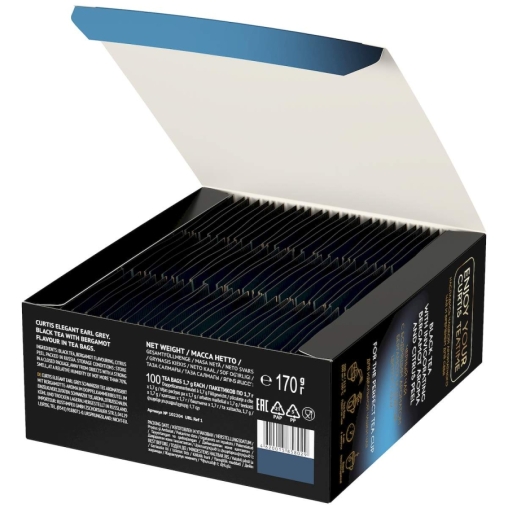 Чай черный Curtis Elegant Earl Grey 100 саше × 1.7 г