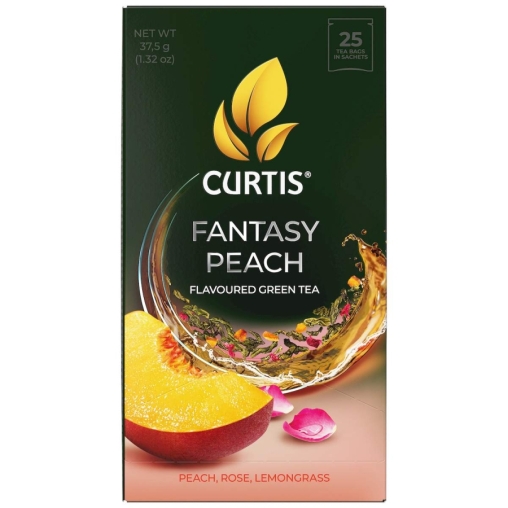 Чай зеленый Curtis Fantasy Peach 25 саше × 1.5 г Чай зеленый Curtis Fantasy Peach 25 саше × 1.5 г