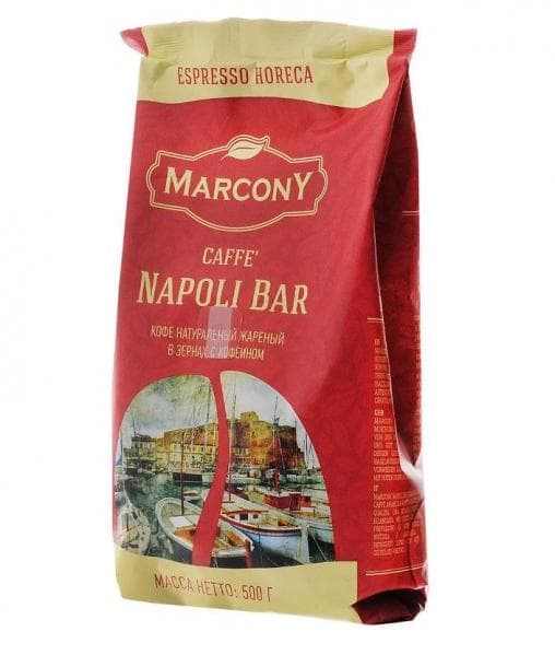 Кофе зерновой Marcony Espresso HoReCa Caffe Napoli Bar 500 г